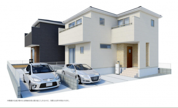 三郷市早稲田、新築一戸建ての画像です