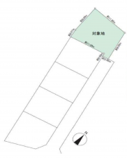 三郷市高州、土地の間取り画像です