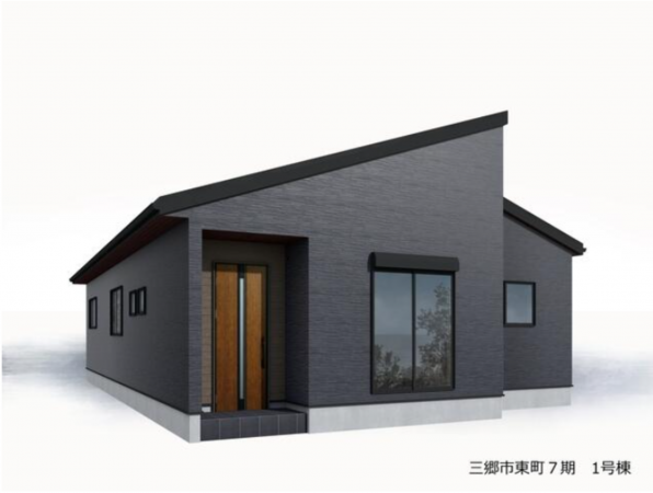 三郷市東町、新築一戸建ての間取り画像です