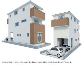 三郷市戸ケ崎、新築一戸建ての画像です