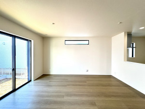 吉川市中曽根、新築一戸建ての居間画像です