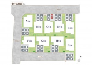 吉川市中曽根、新築一戸建ての画像です