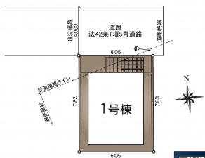 三郷市谷中、新築一戸建ての画像です