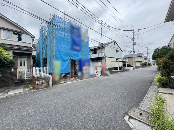 吉川市吉川、新築一戸建ての外観画像です