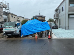 三郷市東町、新築一戸建ての外観画像です