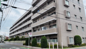 三郷市鷹野、マンションの外観画像です