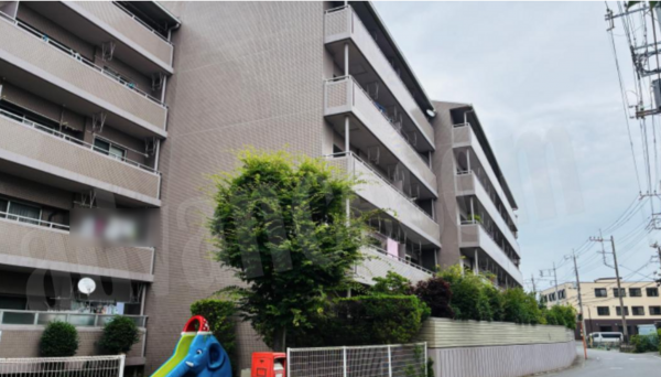三郷市鷹野、マンションの外観画像です