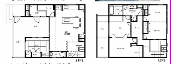 三郷市泉、中古一戸建ての間取り画像です
