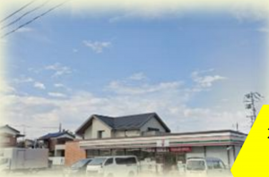 三郷市戸ケ崎、土地のコンビニ画像です