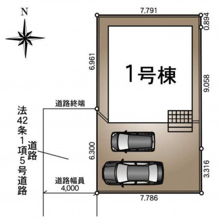 三郷市東町、新築一戸建ての画像です