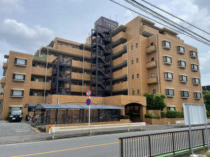 三郷市早稲田、マンションの外観画像です