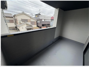 三郷市後谷、新築一戸建てのバルコニー画像です