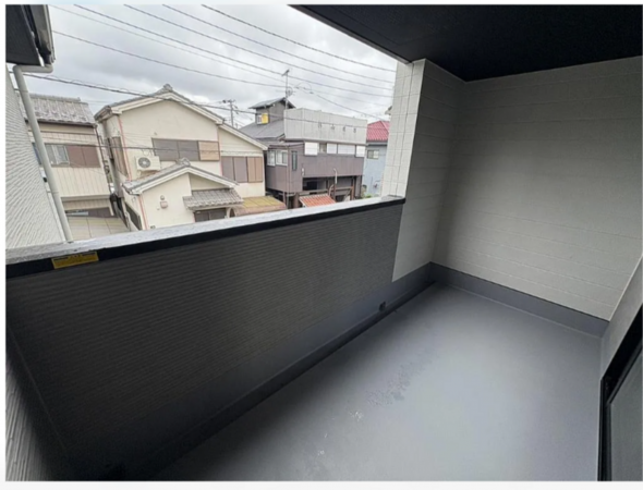 三郷市後谷、新築一戸建てのバルコニー画像です