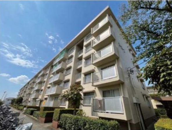 三郷市早稲田、マンションの外観画像です