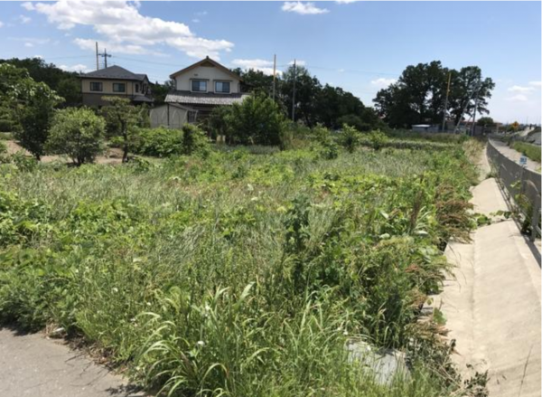 前橋市上泉町、土地の間取り画像です