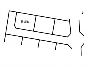 前橋市小相木町、土地の間取り画像です