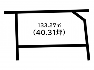 前橋市下細井町、土地の間取り画像です