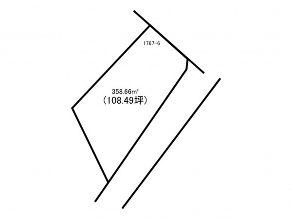 前橋市下増田町、土地の間取り画像です