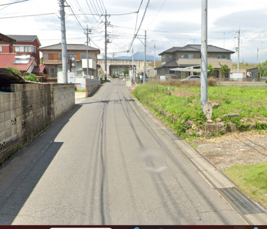 前橋市上細井町、土地の画像です