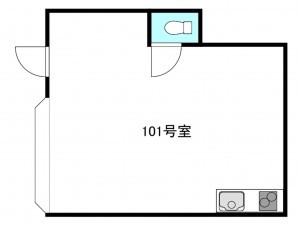 前橋市住吉町、マンションの間取り画像です