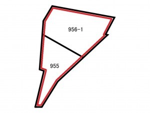 前橋市青柳町、土地の間取り画像です