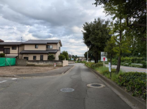 前橋市緑が丘町、土地の画像です