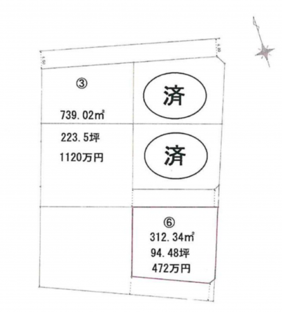 前橋市堀之下町、土地の画像です