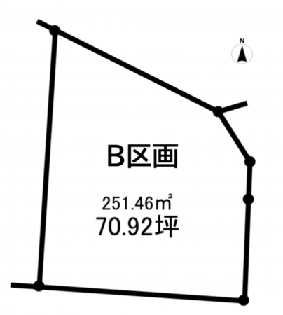 前橋市川原町、土地の間取り画像です
