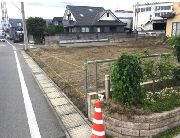 前橋市六供町、土地の画像です
