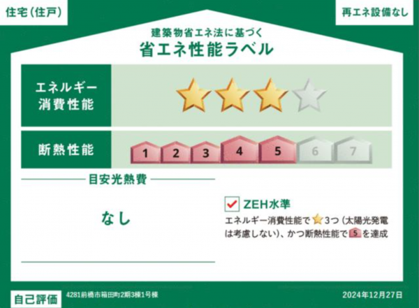 前橋市箱田町、新築一戸建ての画像です