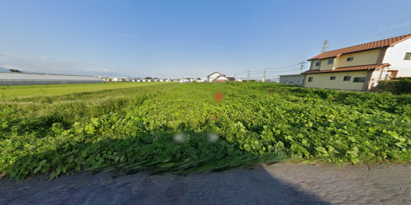 前橋市朝倉町、土地の間取り画像です