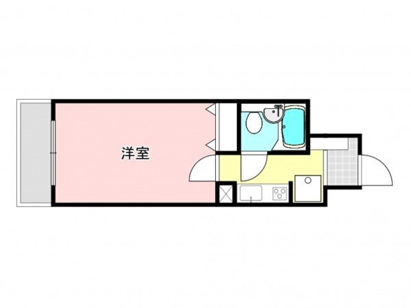 前橋市元総社町、マンションの間取り画像です