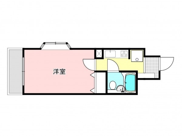 前橋市元総社町、マンションの間取り画像です