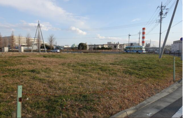 前橋市六供町、土地の画像です