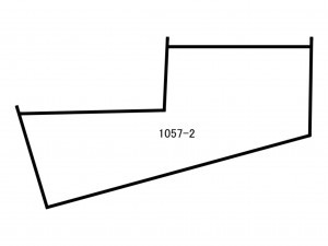 前橋市公田町、土地の間取り画像です