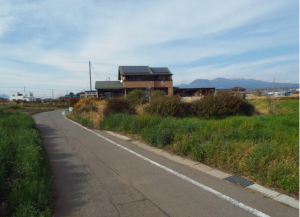 前橋市上沖町、土地の画像です