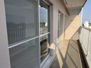 前橋市西片貝町、収益物件/アパートのバルコニー画像です