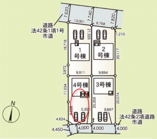 前橋市女屋町、新築一戸建ての画像です