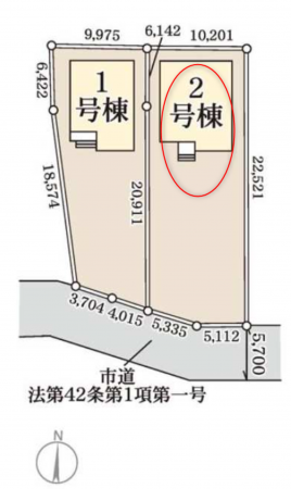 前橋市西善町、新築一戸建ての画像です