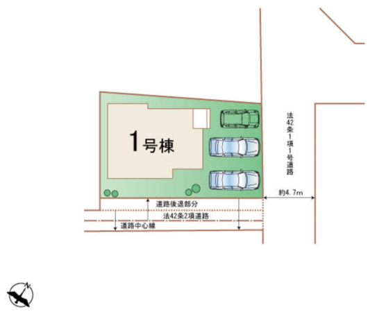 前橋市城東町、新築一戸建ての画像です
