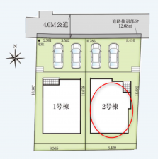 前橋市元総社町、新築一戸建ての画像です