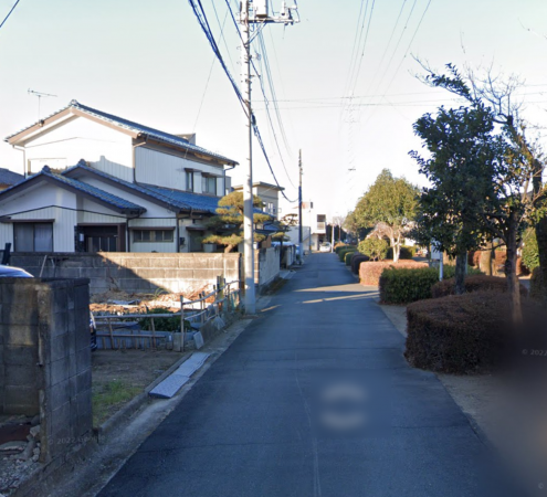 前橋市朝倉町、土地の画像です