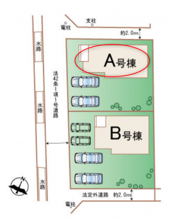 前橋市天川大島町、新築一戸建ての画像です