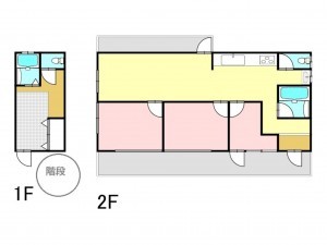 前橋市古市町、中古一戸建ての間取り画像です