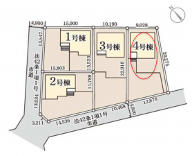 前橋市富士見町小沢、新築一戸建ての画像です