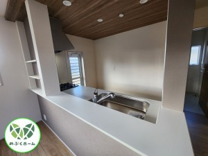 前橋市後家町、新築一戸建てのキッチン画像です