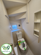 前橋市後家町、新築一戸建てのトイレ画像です