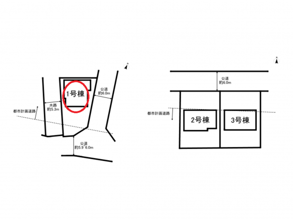 前橋市後家町、新築一戸建ての画像です