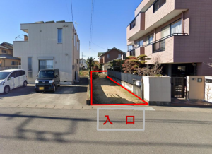 前橋市東片貝町、土地の画像です