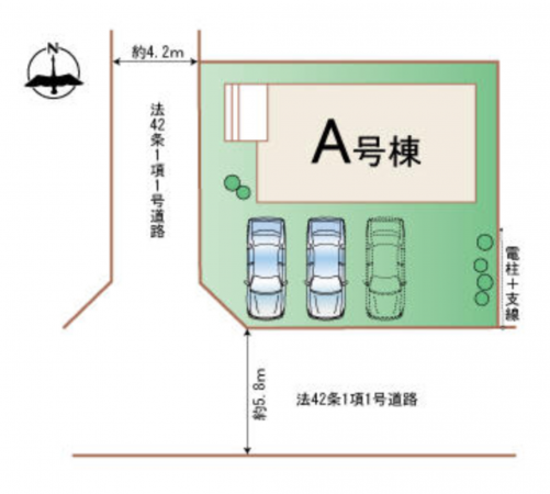 前橋市西片貝町、新築一戸建ての画像です